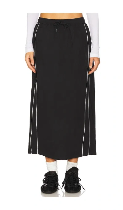 Steve Madden Women's Danielle Drawstring-waist Maxi Skirt In Black