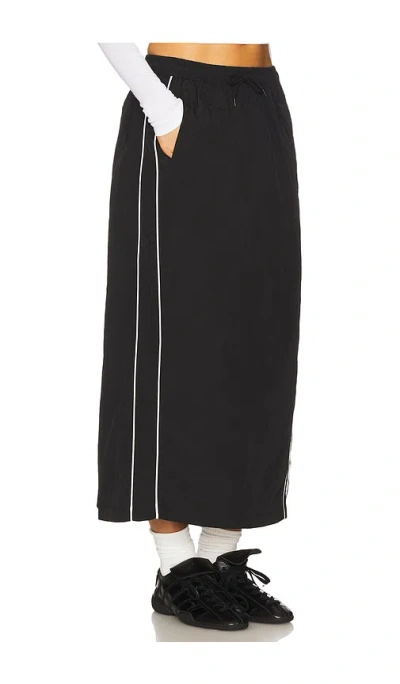 Steve Madden Women's Danielle Drawstring-waist Maxi Skirt In Black