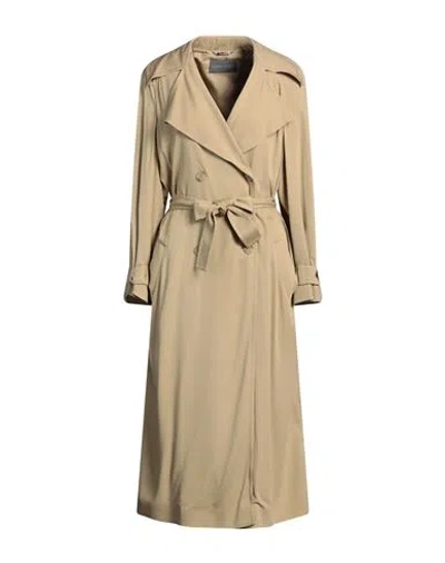 Alberta Ferretti Woman Overcoat & Trench Coat Camel Size 6 Viscose, Elastane In Neutral