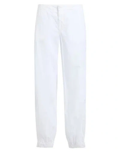 Dondup Woman Pants White Size 32 Cotton In White