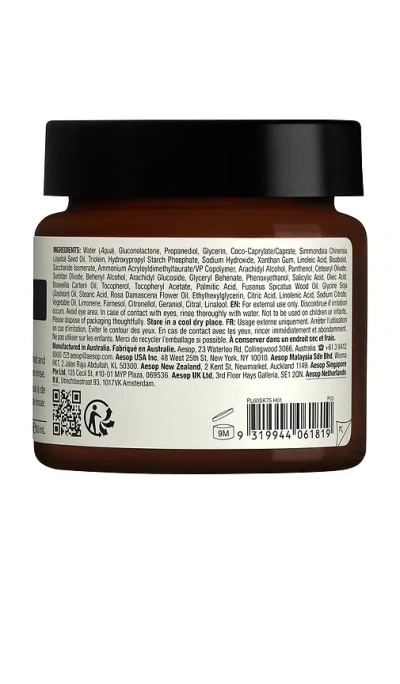 Aesop Lucent Facial Refiner Exfoliating Mask In Transparent