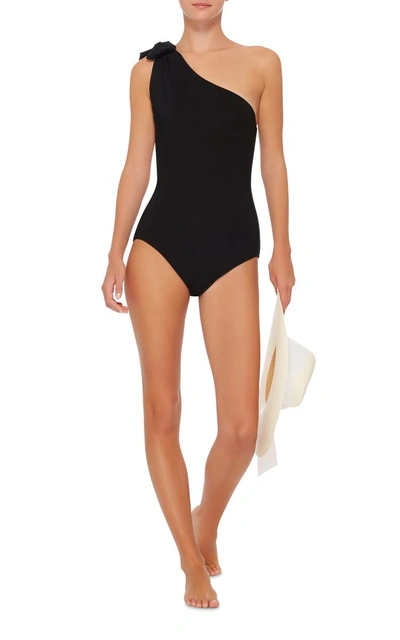 Shop Araks Melika Bow Asymmetric One Piece Swimsuit