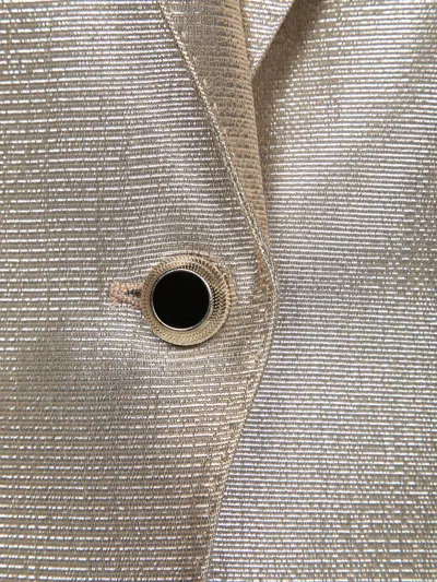 Tom Ford Tailored Gold Lurex Wool Jacket In Gold