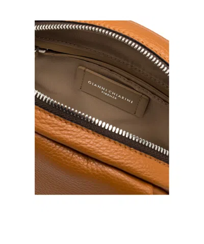 Gianni Chiarini Emanuela Cross-body Bag Adjustable Strap In Orange