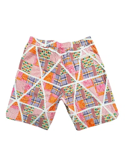 Engineered Garments Patchwork Shorts In Multi