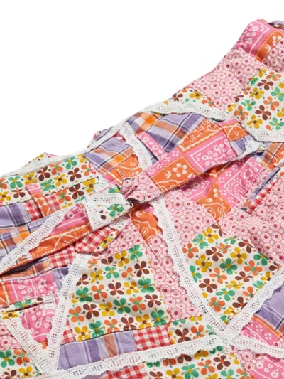 Engineered Garments Patchwork Shorts In Multi