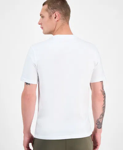 Hugo Boss Hugo Doberman Print T Shirt White In White