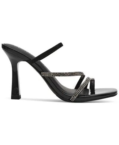 Wild Pair Lenore Embellished Sandals, Created For Macy's In Black