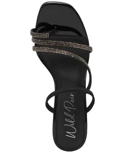 Wild Pair Lenore Embellished Sandals, Created For Macy's In Black