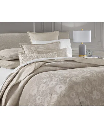 Hotel Collection Shadow Floral Micropleated Decorative Pillow, 14" X 22", Exclusively At Macy's In Gray