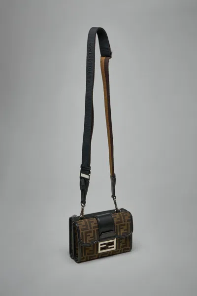 Fendi Double Baguette Shoulder Bag