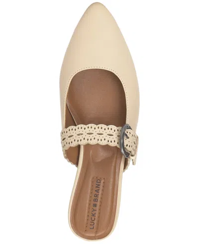Lucky Brand Women's Nicona Eyelet Buckle Mule Flats In Multi