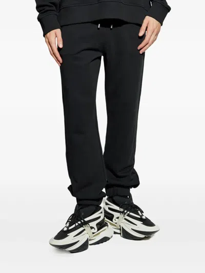 Balmain Elasticated-cuff Pants In Black