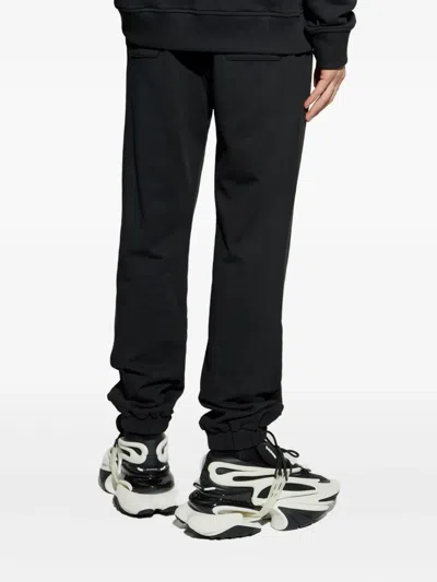 Balmain Elasticated-cuff Pants In Black