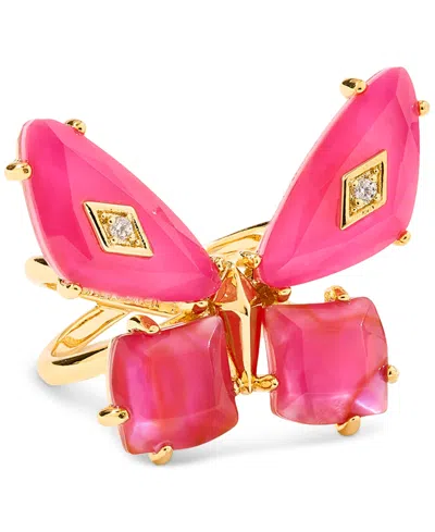 Kendra Scott Bianca Butterfly Cocktail Ring In Red