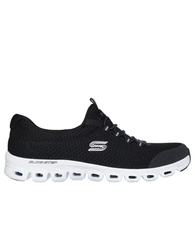 Skechers Glide Step Resilience Womens Slip-on Walking Shoes In Black