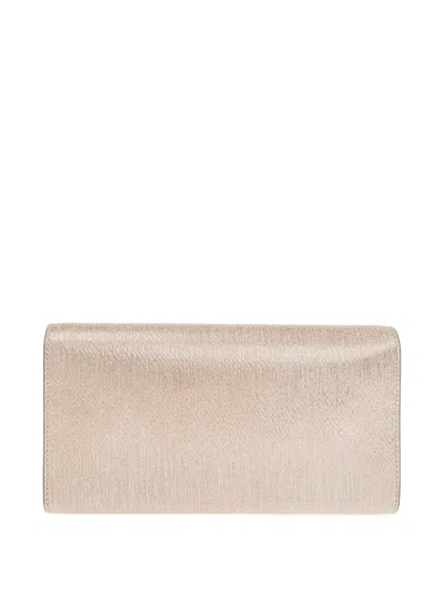 Jimmy Choo Metallic Envelope Clutch Chain Removable