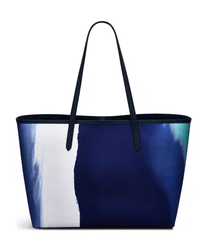 Radley London Southwell Gardens Stripe Open Top Tote Bag In Blue