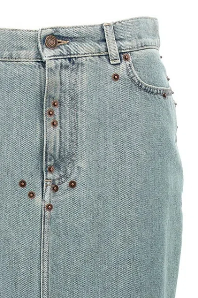 Moschino Denim Skirt In Blue