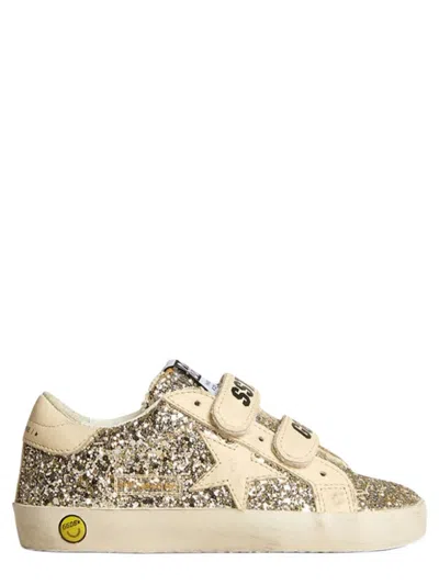Golden Goose Old School Laminated Suede Upper Leather Star And Heel In Animal Print