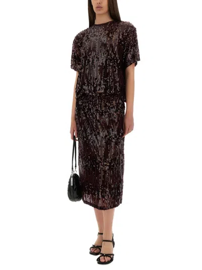 Baum Und Pferdgarten "juli" Top With Sequins In Brown