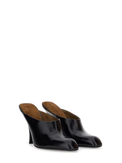 Khaite Colt Calfskin Stiletto Mules In Black