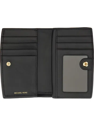 Michael Kors Bryant Wallet In Black Leather In Black