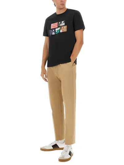 Ps By Paul Smith Regular Fit T-shirt In Black