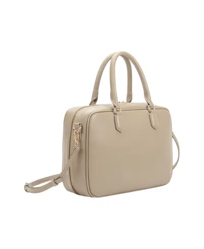 Melie Bianco Natasha Medium Top Handle Bag In Neutral