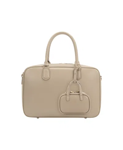 Melie Bianco Natasha Medium Top Handle Bag In Neutral