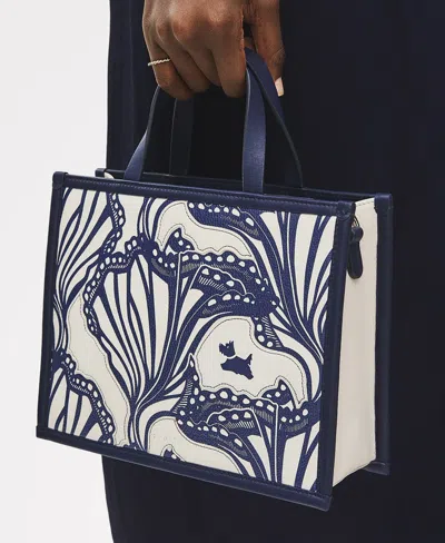 Radley London Under Sea Small Zip Top Grab Bag In Blue