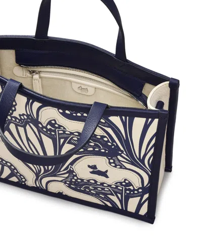 Radley London Under Sea Small Zip Top Grab Bag In Blue