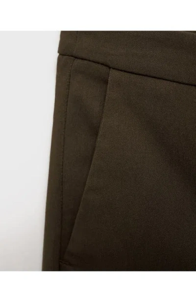 Mango Women's Crop Skinny Pants In Brown