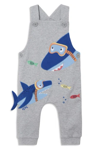 Jojo Maman Bébé Jojo Maman Bebe Shark Appliqué Romper & T-shirt Set