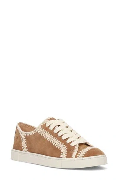 Frye Ivy Crochet Suede Low-top Sneakers In Neutral