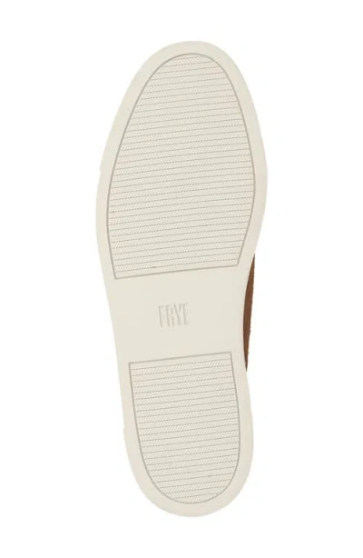 Frye Ivy Crochet Suede Low-top Sneakers In Neutral