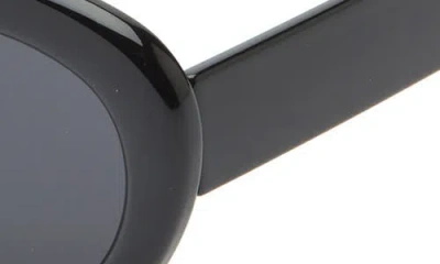 Bp. Oval Sunglasses In Black