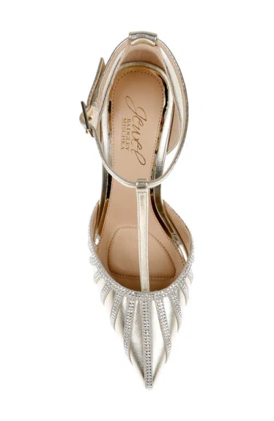 Jewel Badgley Mischka Women's Faithlyn Evening T-strap Pumps In Multi