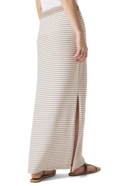 Splendid Brooke Stripe Skirt In Fawn Stripe
