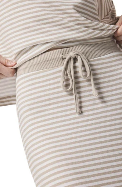 Splendid Brooke Stripe Skirt In Fawn Stripe