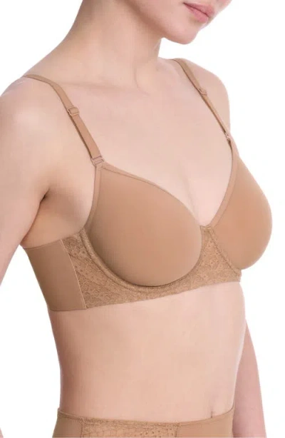 Natori Harmony Smooth Back Underwire Spacer T-shirt Bra In Neutral