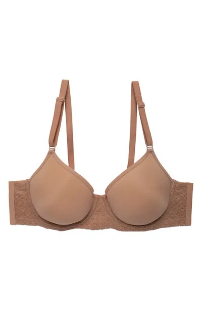 Natori Harmony Smooth Back Underwire Spacer T-shirt Bra In Neutral