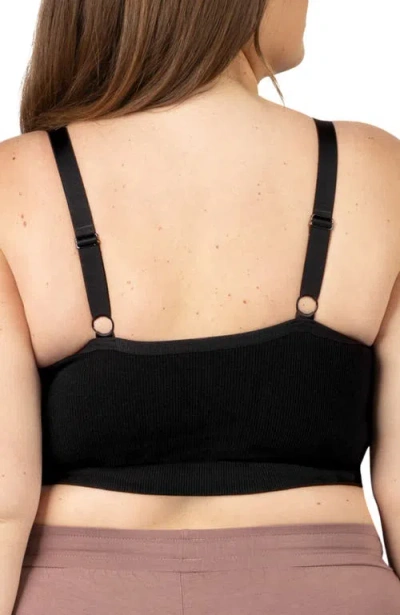 Kindred Bravely Busty Sublime Hands-free Pumping Lounge & Sleep Bra- Fits Sizes 30e In Black