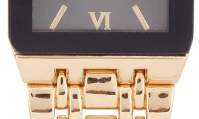 I Touch Set Of 2 Diamond Bracelet Strap Watches, 40mm & 32mm In Gold