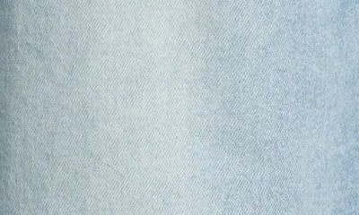 Warp & Weft Warp+weft Icn High Waist Crop Wide Leg Jeans In Blue