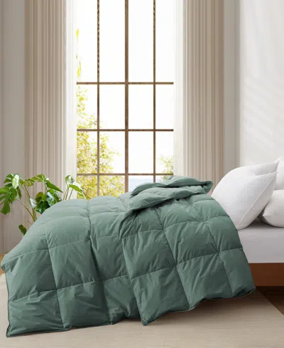 Unikome All Season Goose Down Comforter, California King In Green