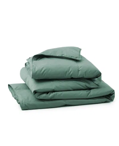 Unikome All Season Goose Down Comforter, California King In Green