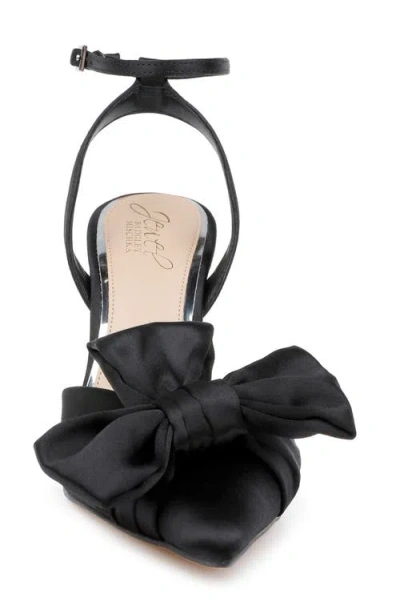 Jewel Badgley Mischka Women's Francine Evening Pumps In Black