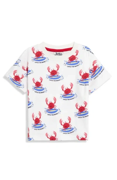 Jojo Maman Bébé Jojo Maman Bebe Crab Print Cotton T-shirt & Shorts Set