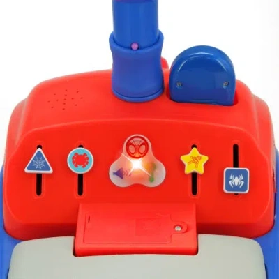 Kiddieland Spidey Foldable Handle Rideon W/ Interactive Dashboard & Sounds